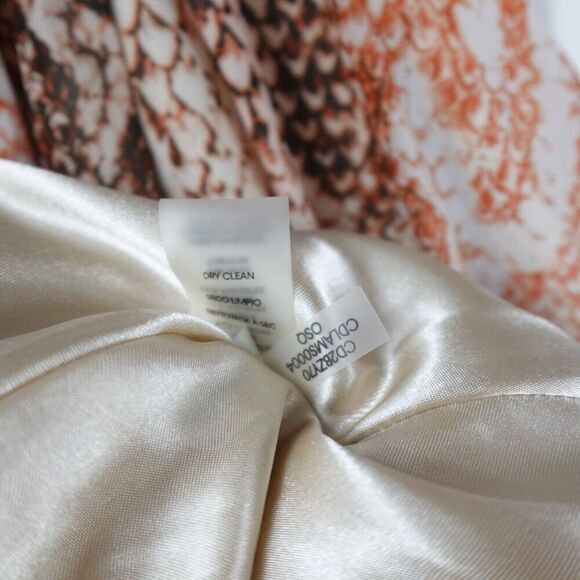 Calvin Klein Womens Snake Print Halter Maxi Dress Size 2 - Picture 15 of 15